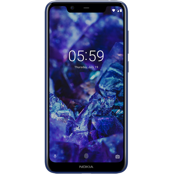 Смартфон Nokia 5.1 PLUS DS TA-1105 BLUE 5.8'' 19:9 1512x720, 1.8GHz+1.8GHz, 4+4 Core, 3GB RAM, 32GB,
