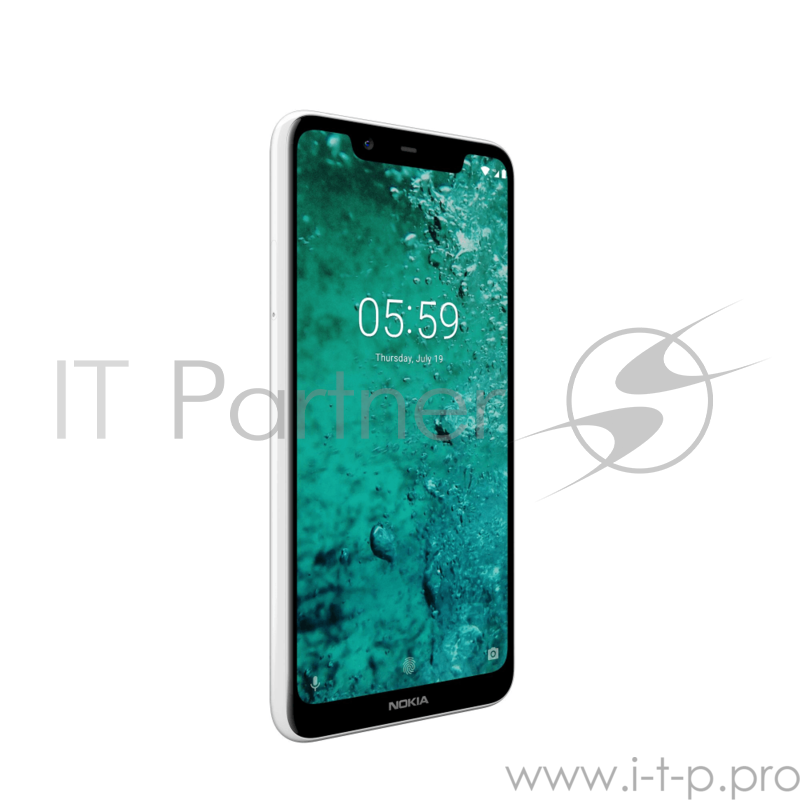 Смартфон Nokia 5.1 PLUS DS TA-1105 WHITE 5.8'' 19:9 1512x720, 1.8GHz+1.8GHz, 4+4 Core, 3GB RAM, 32GB