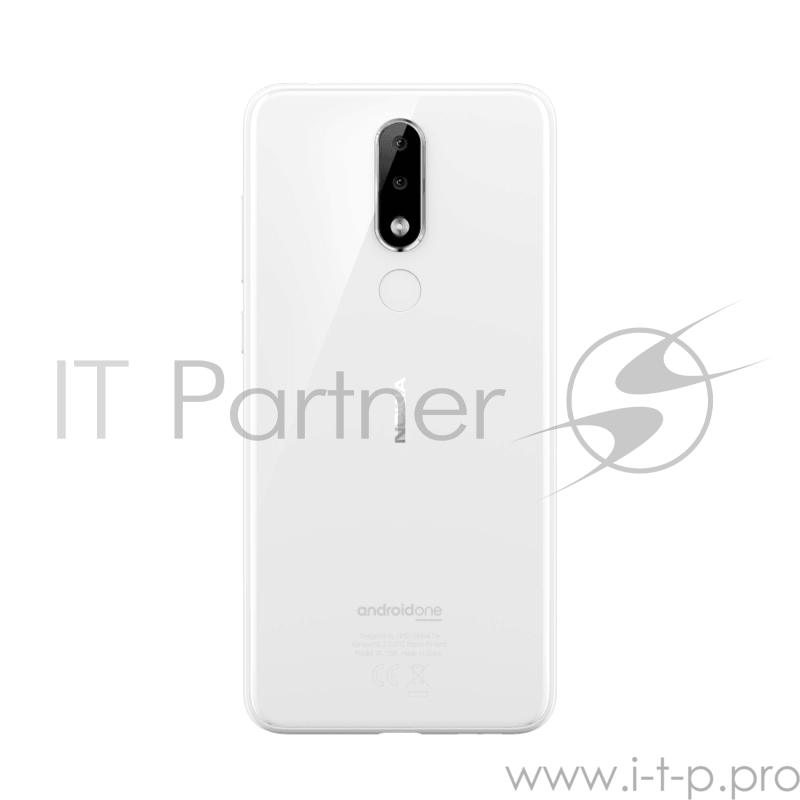 Смартфон Nokia 5.1 PLUS DS TA-1105 WHITE 5.8'' 19:9 1512x720, 1.8GHz+1.8GHz, 4+4 Core, 3GB RAM, 32GB