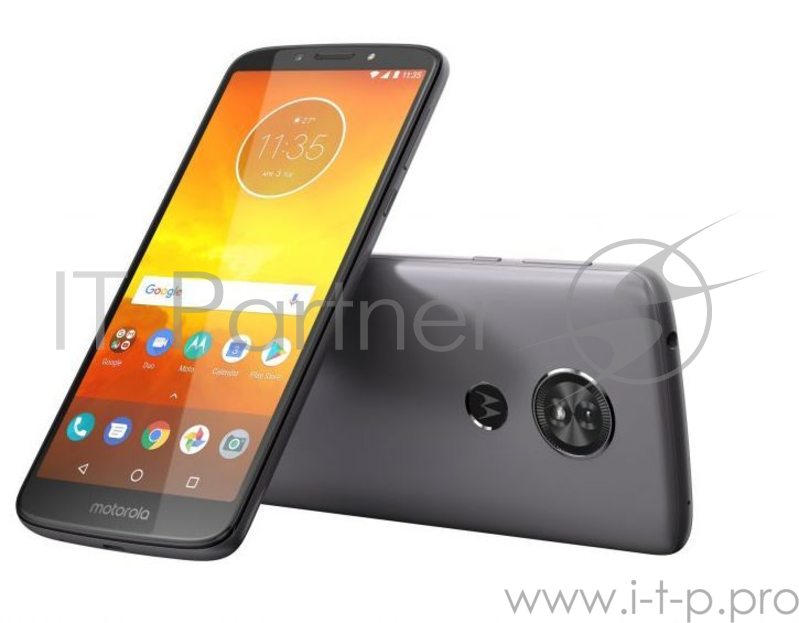 Смартфон Motorola XT1924-1 E5+ 32Gb 3Gb серый моноблок 3G 4G 2Sim 6 720x1440 Android 8.0 12Mpix 802