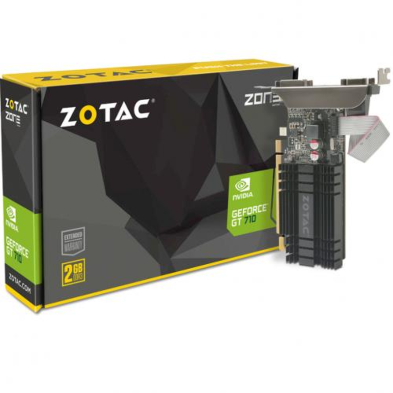 Видеокарта Zotac GT710 Zone Edition 2Gb DDR3 64bit DVI, HDMI, VGA (ZT-71302-20L) RTL