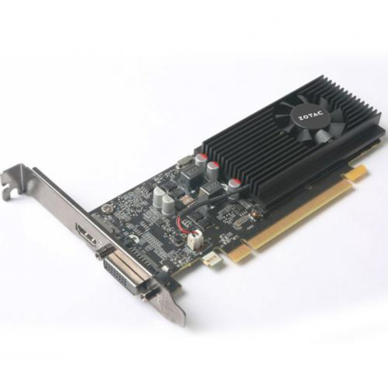 Видеокарта Zotac GT1030 PCI-E 2048Mb (ZT-P10300A-10L) PCI-E 3.0, ядро - 1227 МГц, Boost - 1468 МГц, память - 2 Гб GDDR5 6008 МГц
