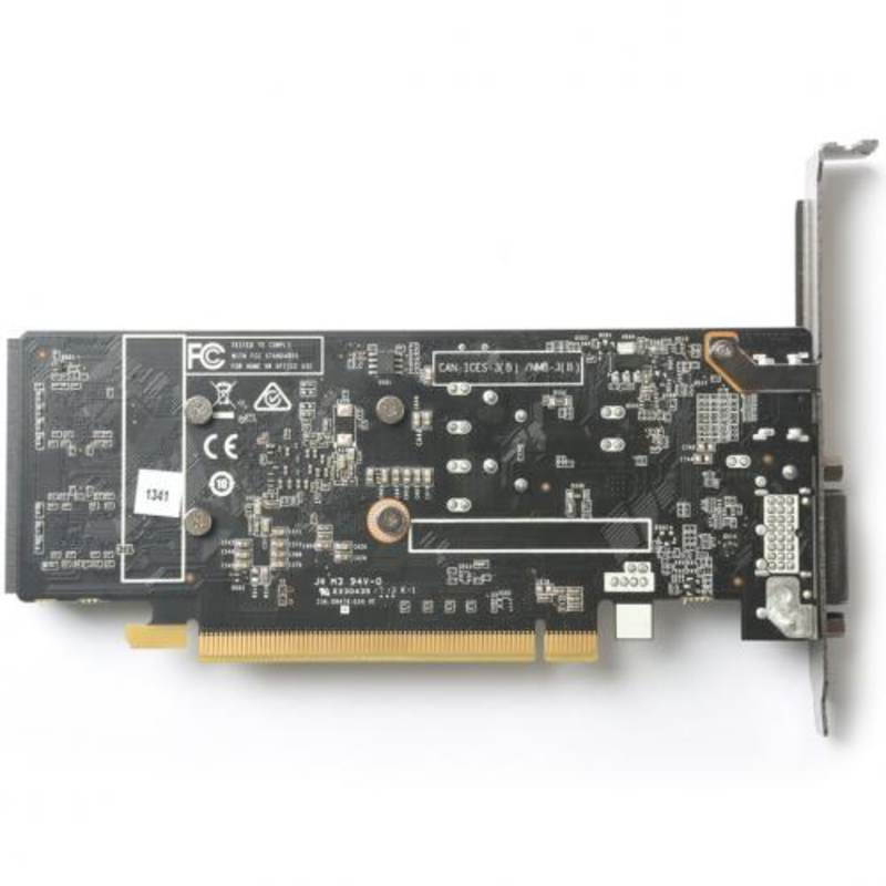 Видеокарта Zotac GT1030 PCI-E 2048Mb (ZT-P10300A-10L) PCI-E 3.0, ядро - 1227 МГц, Boost - 1468 МГц, память - 2 Гб GDDR5 6008 МГц