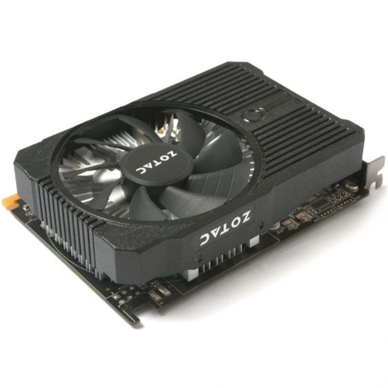 Видеокарта Zotac GTX1050 Mini PCI-E 2048Mb (ZT-P10500A-10L) PCI-E 3.0, ядро - 1354 МГц, Boost - 1455 МГц, память - 2 Гб GDDR5 7000 МГц,