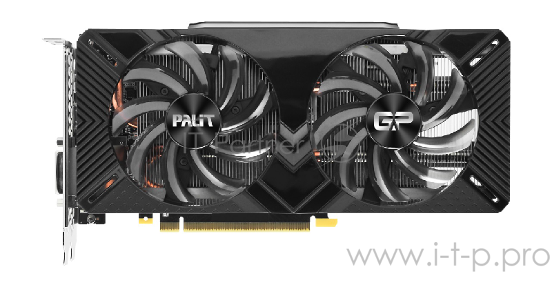 Видеокарта Palit PCI-E PA-RTX2070 DUAL 8G nVidia GeForce RTX 2070 8192Mb 256bit GDDR6 1410/14000/HDM