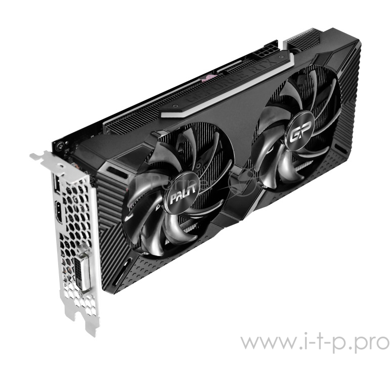 Видеокарта Palit PCI-E PA-RTX2060 GAMINGPRO 6G nVidia GeForce RTX 2060 6144Mb 192bit GDDR6 1365/1400