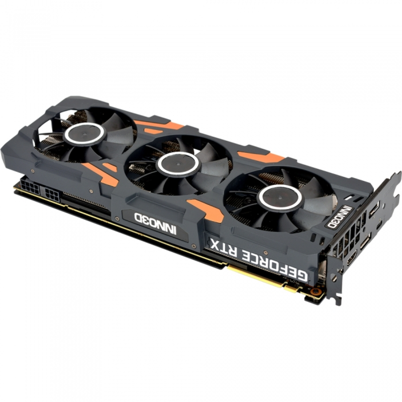 Видеокарта 8Gb PCI-E Inno3D GeForce RTX 2080 Gaming OC X3 N20803-08D6X-1180VA24 RTX2080, GDDR6, 2