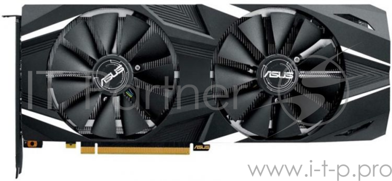 Видеокарта 8Gb PCI-E ASUS DUAL-RTX2080-O8G RTX 2080, GDDR6, 256bit, HDCP, HDMI, 3xDP, Retail
