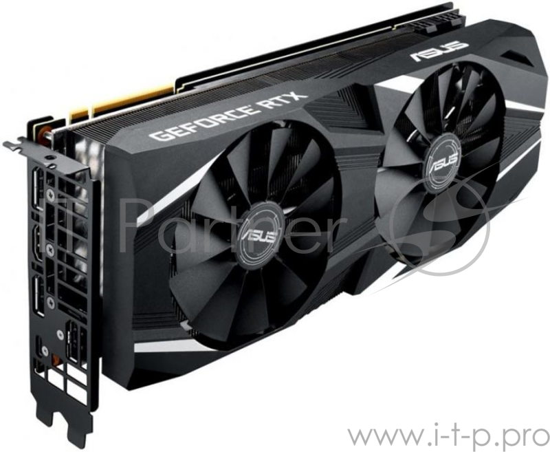 Видеокарта 8Gb PCI-E ASUS DUAL-RTX2080-O8G RTX 2080, GDDR6, 256bit, HDCP, HDMI, 3xDP, Retail