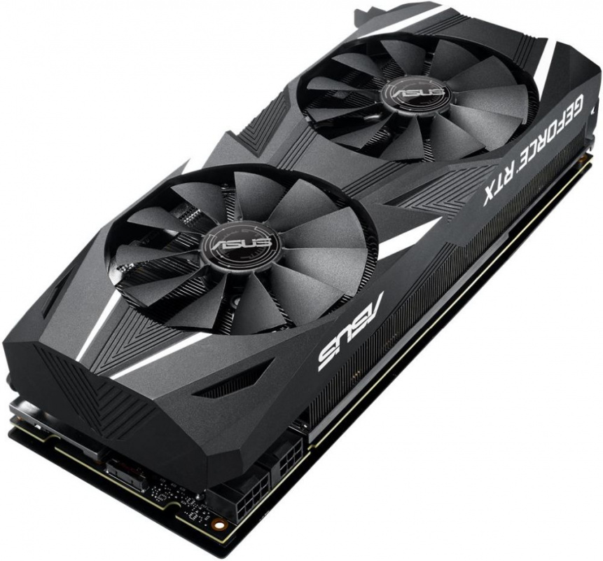 Видеокарта 8Gb PCI-E ASUS DUAL-RTX2070-8G RTX 2070, GDDR6, 256bit, HDCP, HDMI, 3xDP, Retail