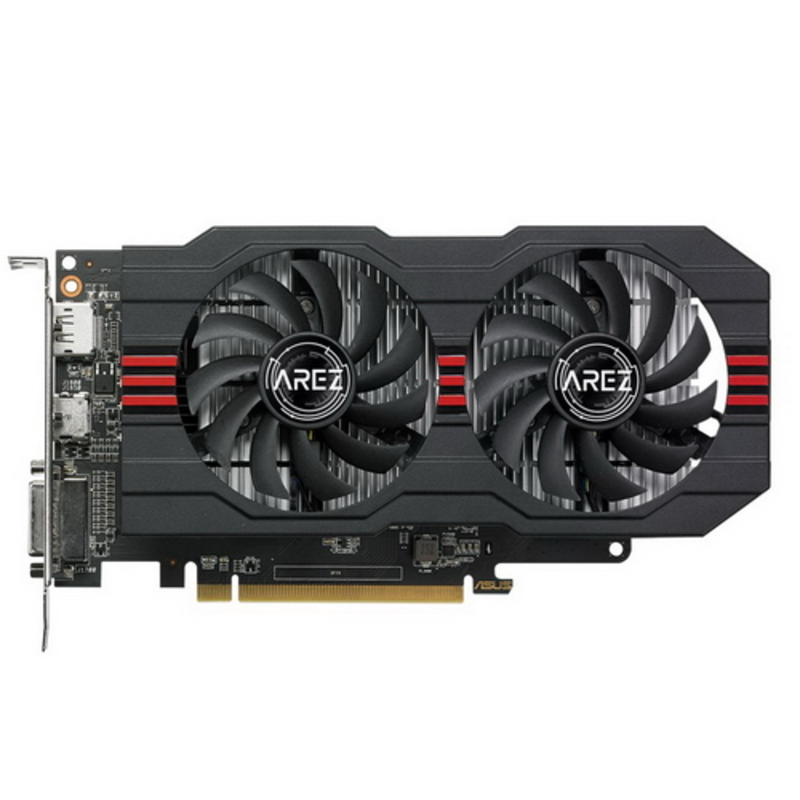 Видеокарта 4Gb PCI-E ASUS AREZ-RX560-4G-EVO RX560, GDDR5, 128 bit, DVI, HDMI, DP, Retail