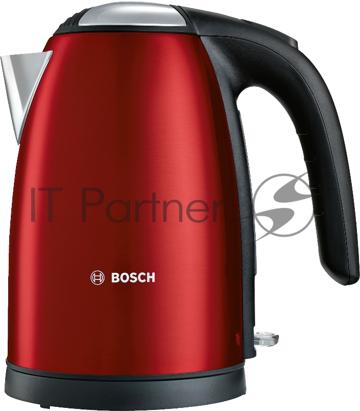 Чайник электрический Bosch TWK7804 красный (корпус: металл)