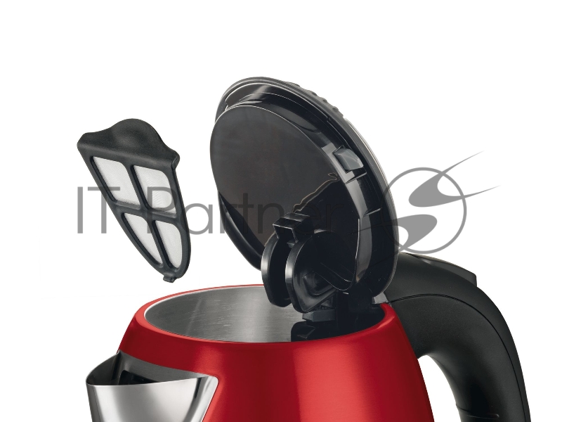 Чайник электрический Bosch TWK7804 красный (корпус: металл)