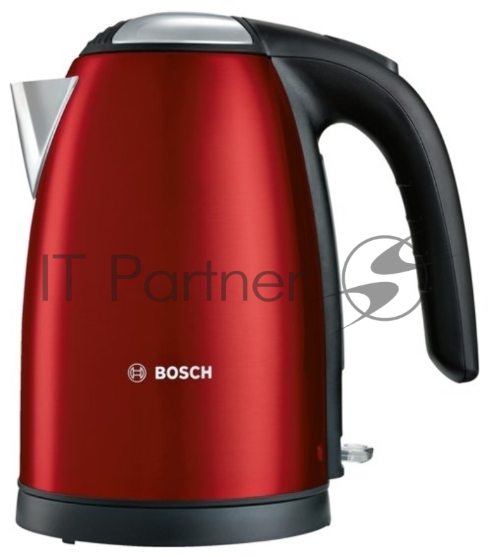Чайник электрический Bosch TWK7804 красный (корпус: металл)