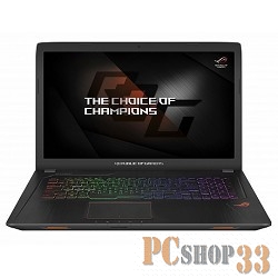 Ноутбук ASUS GL753VD-GC140 (Core i7 7700HQ-2.80ГГц, 8ГБ, 128+1000ГБ, GFGTX1050, DVDRW, LAN, WiFi, BT, WebCam, 17.3 1920x1080, Linux)