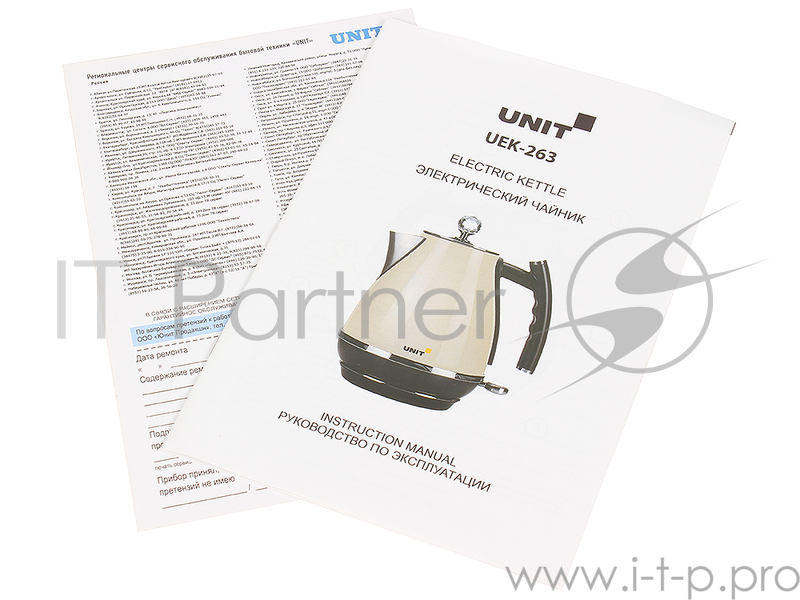 Чайник электрический UNIT UEK-263 чёрный