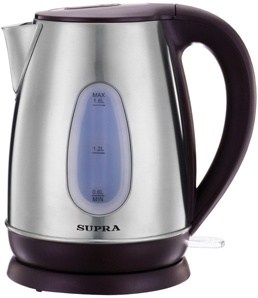 Чайник электрический Supra KES-1839W 1.8л. 2200Вт черный (корпус: металл)
