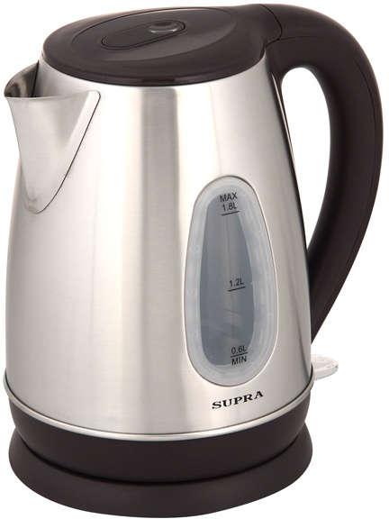 Чайник электрический Supra KES-1839W 1.8л. 2200Вт черный (корпус: металл)