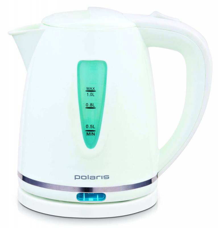 Чайник электрический Polaris PWK1038C белый (корпус: пластик)
