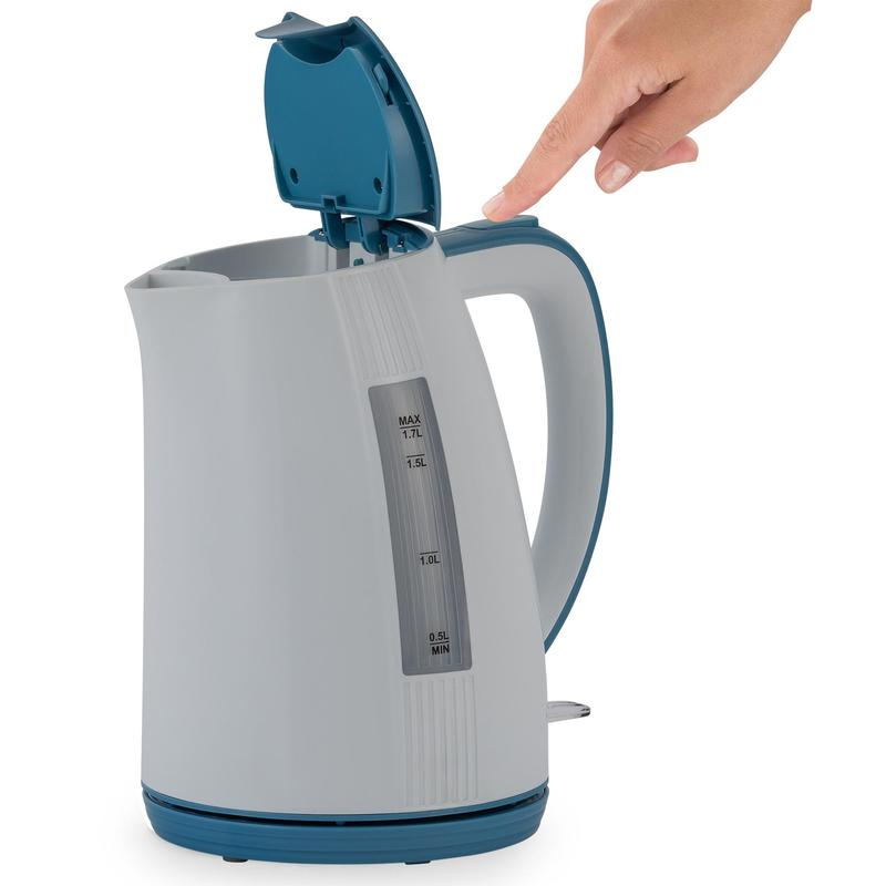 Чайник электрический Polaris PWK 1790СL 1.7л. 2200Вт (корпус: пластик) (варианты цвета - белый/синий, белый/красный)