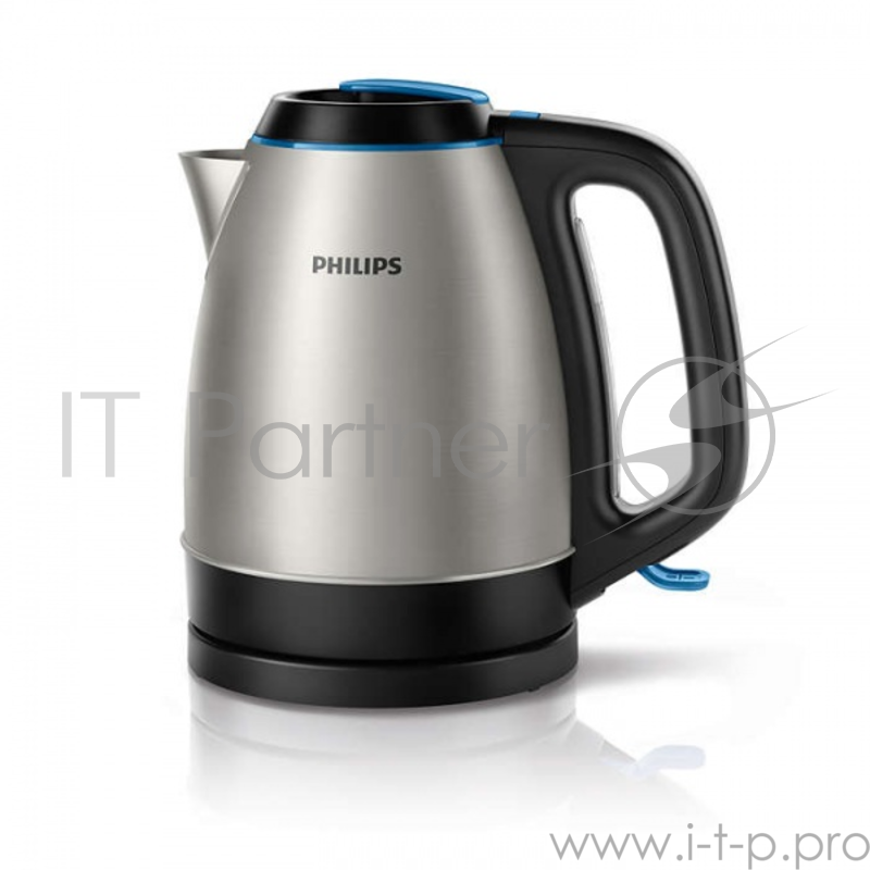 Чайник электрический Philips HD9302 1.5л. 2400Вт серебристый/черный (корпус: нержавеющая сталь)