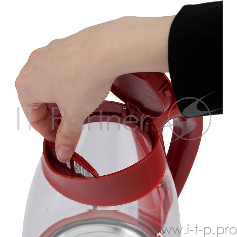 Чайник электрический Polaris PWK 1706CG 1.7л. 2150Вт красный