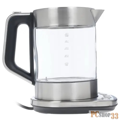 Чайник электрический Kitfort КТ-616 серебристый/черный