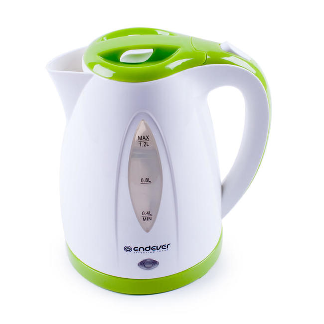 Чайник электрический Endever Skyline KR-361 белый/зеленый
