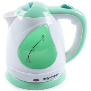 Чайник электрический Endever Skyline KR-349 белый/зеленый
