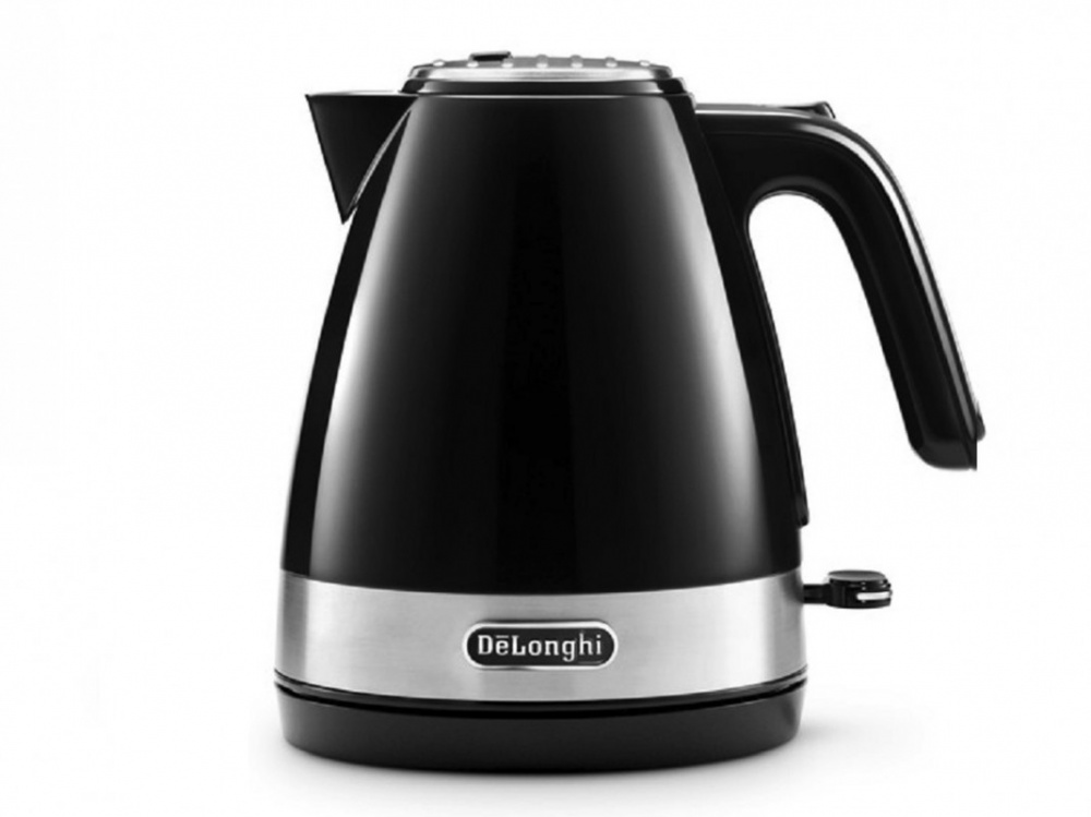 Чайник электрический Delonghi KBLA2000.BK 1л. 2000Вт черный (корпус: пластик)