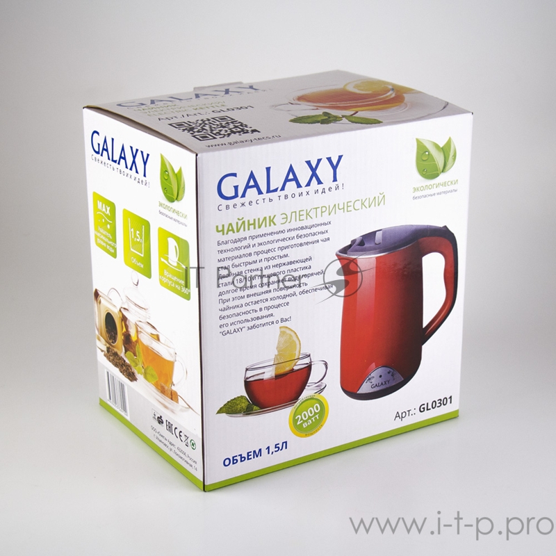 Чайник GALAXY GL 0301 красный