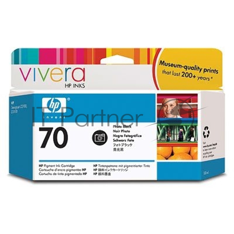 Картридж HP 70 C9449A (фотографический черный) для DesignJet Z2100/3100/3200/5200