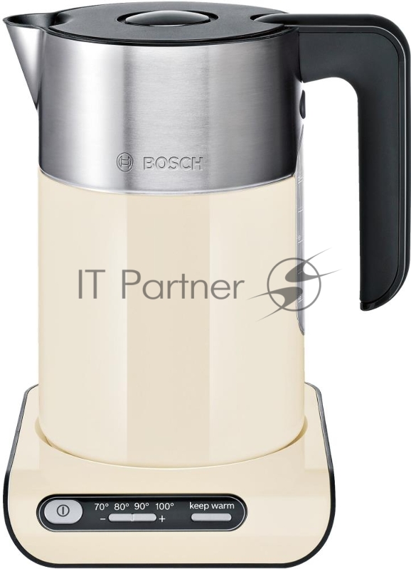 Чайник BOSCH TWK8617P бежевый, 2400 Вт. 1.5 л.