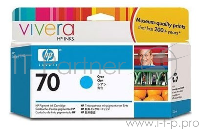 Картридж HP 70 C9452A (голубой) для DesignJet Z2100/5200