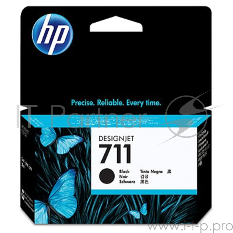 Картридж HP 711 CZ129A (черный) для DesignJet T120/520 (38мл)