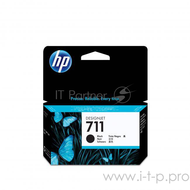 Картридж HP 711 CZ129A (черный) для DesignJet T120/520 (38мл)