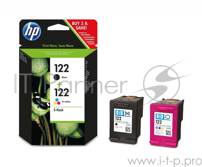 Картридж струйный HP 122 CR340HE черный/трехцветный набор карт. для HP DJ 1050/2050/2050s