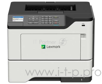 Принтер Lexmark MS621dn Лазерный A4, 1200*1200dpi, 47стр/мин, сеть, дуплекс, 512MБ