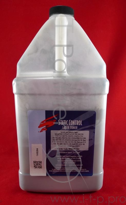 Тонер Static Control TRSUNIV-1KG черный флакон 1000гр. для принтера Samsung ML 1610/1710/2010/2250
