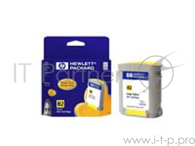 Картридж HP 82 C4913A (желтый) DesignJet 500/800/815MFP/820MFP, 500plus, 800ps, DJ Copier CC800PS