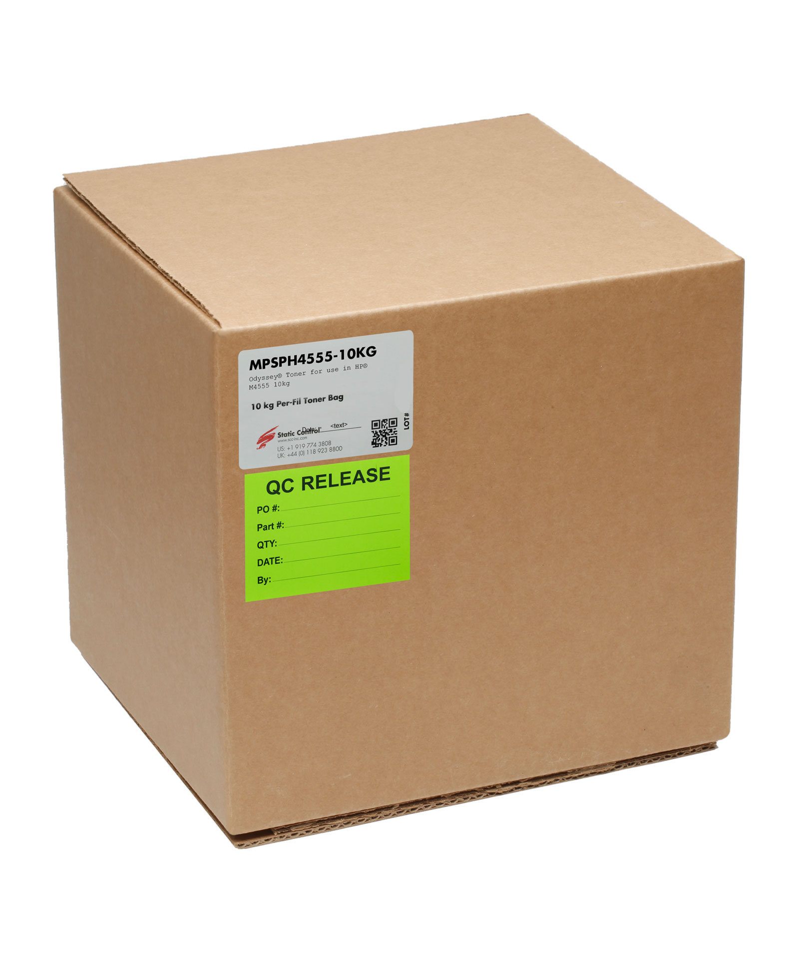 Тонер Static Control MPSPH4555-10KG черный флакон 470гр. для принтера HP LJM4555/M601/LJP4014