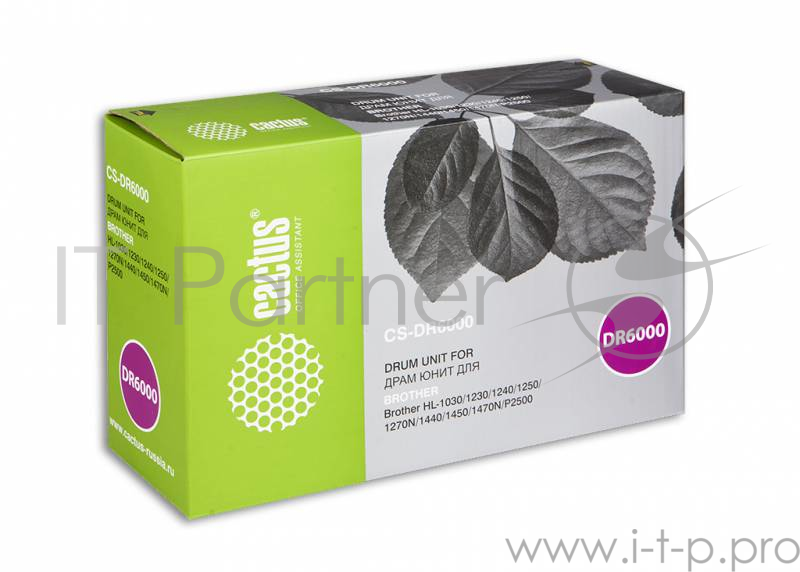 Фотобарабан (Drum) Cactus CS-DR6000 монохромный (принтеры и МФУ) для HL-1030/1230/1240/1250/1270N