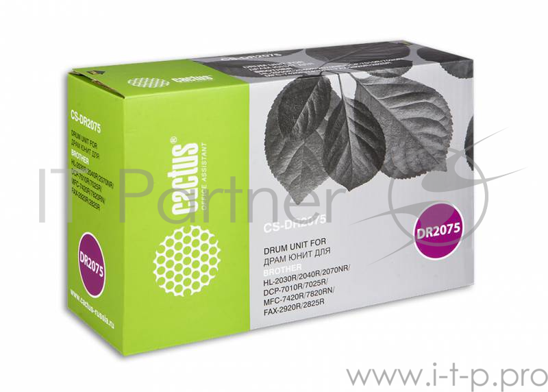 Фотобарабан (Drum) Cactus CS-DR2075 монохромный (принтеры и МФУ) для HL-2030R/2040R/2070NR,DCP-7010R