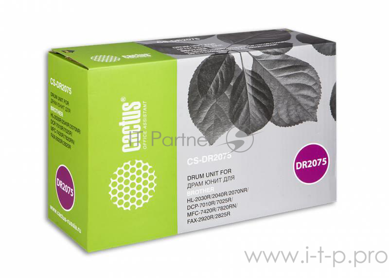 Фотобарабан (Drum) Cactus CS-DR2075 монохромный (принтеры и МФУ) для HL-2030R/2040R/2070NR,DCP-7010R