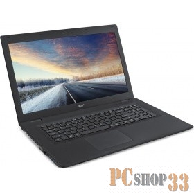 Ноутбук Acer TravelMate P2 TMP278-M-377H NX.VBPER.013 (Core i3 6006U-2.00ГГц, 4ГБ, 1000ГБ, HDG, DVDRW, LAN, WiFi, BT, WebCam, 17.3 1600x900, Linux), черный