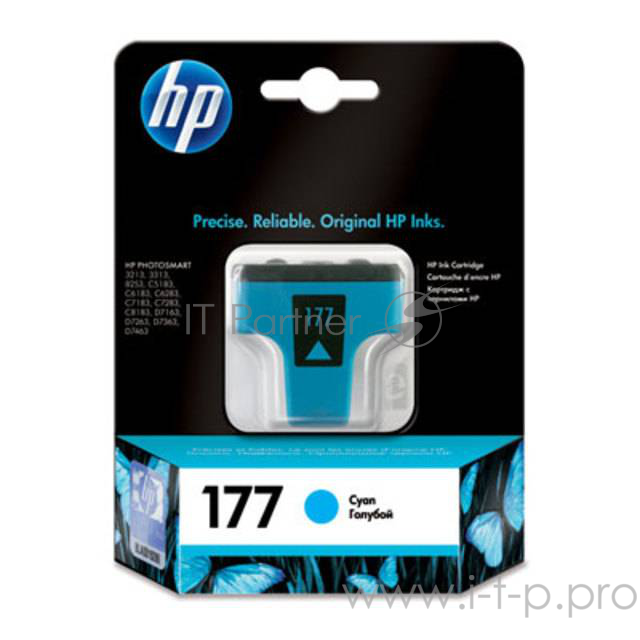 Картридж HP 177 C8771HE (голубой) Photosmart 3213/3313/8253