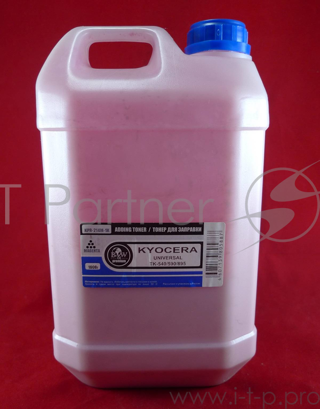 Тонер для Kyocera Universal (TK-590/540/550/560/570/580/89 Magenta (кан. 1кг) B&W Premium фас. Россия
