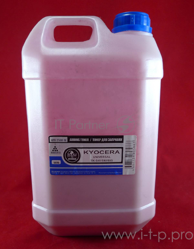 Тонер для Kyocera Universal (TK-590/540/550/560/570/580/89 Magenta (кан. 1кг) B&W Premium фас. Россия
