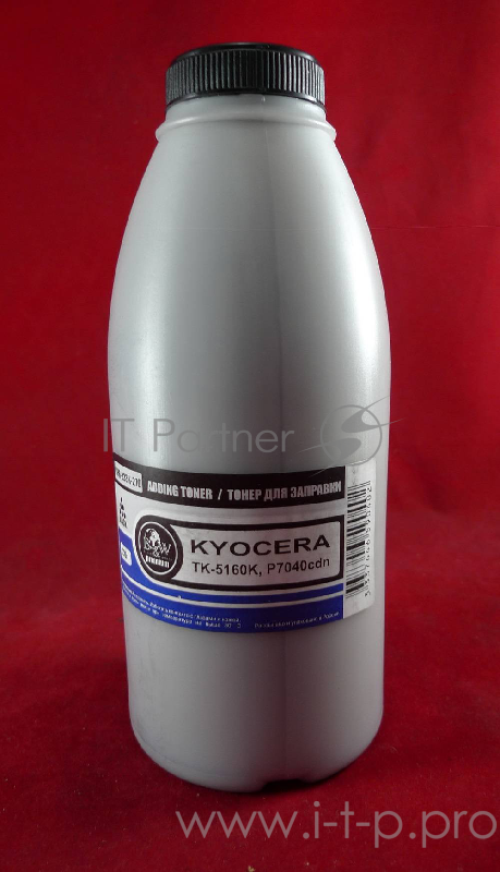 Тонер для Kyocera TK-5160K, P7040cdn Black (фл. 270г) 16K Black&White Premium
