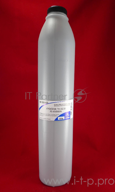 Тонер для Kyocera TK-3110, FS-4100DN (фл. 425г) B&W Standart фас. Россия